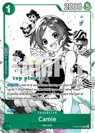 Camie (Championship 2024 Top Player Pack Vol. 2) (OP06-025) - One Piece Promotion Cards Foil