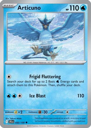 Articuno 032/159  SV09 Journey Together - Uncommon