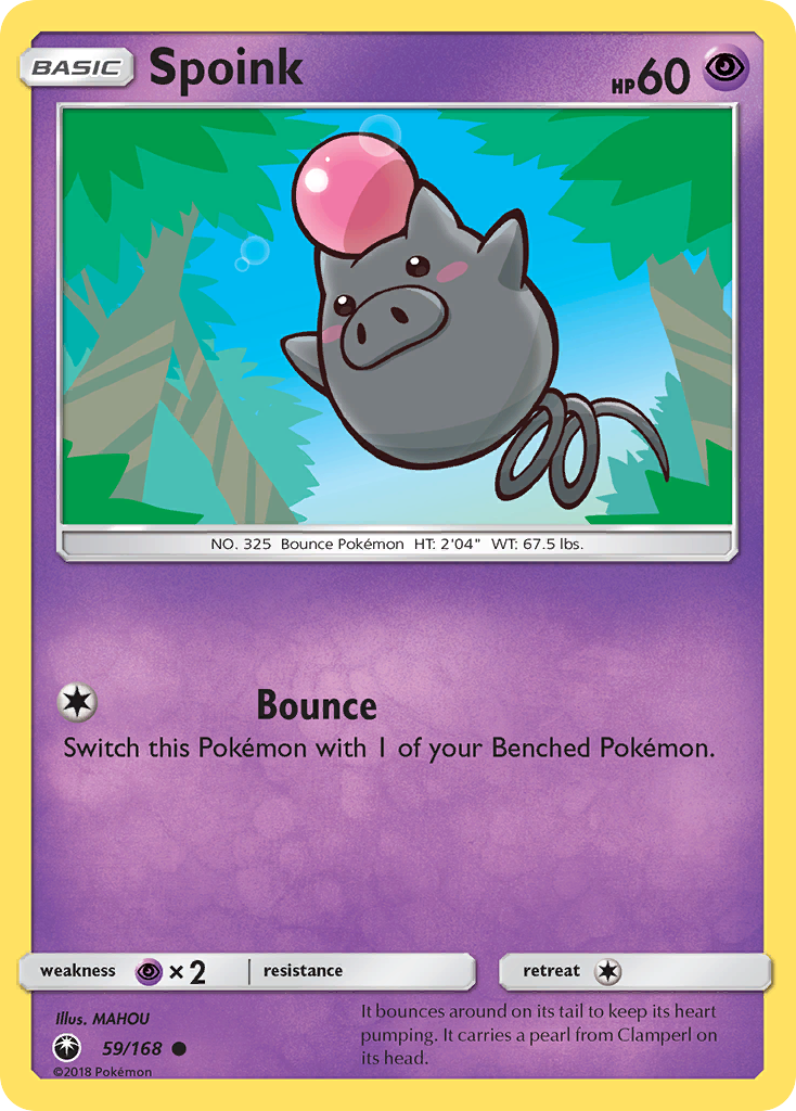 Spoink 059  SM  Celestial Storm - Common