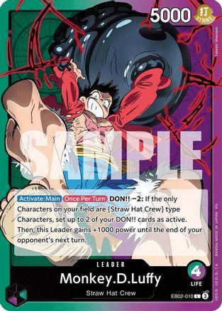 Monkey.D.Luffy (010) (EB02-010) - Extra Booster: Anime 25th Collection