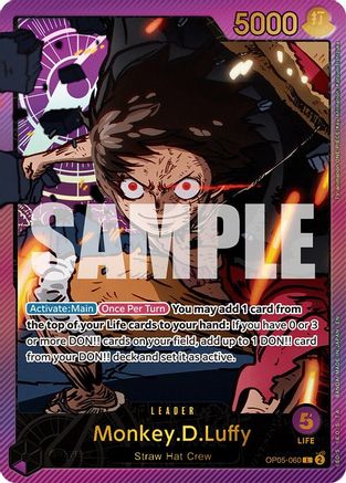 Monkey.D.Luffy (SPR) (OP05-060) - Extra Booster: Anime 25th Collection Foil