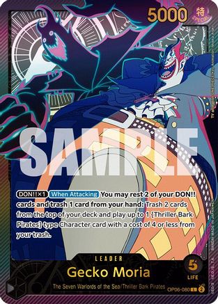 Gecko Moria (SPR) (OP06-080) - Extra Booster: Anime 25th Collection Foil