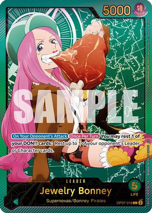 Jewelry Bonney (SPR) (OP07-019) - Extra Booster: Anime 25th Collection Foil