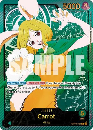Carrot (SPR) (OP08-021) - Extra Booster: Anime 25th Collection Foil
