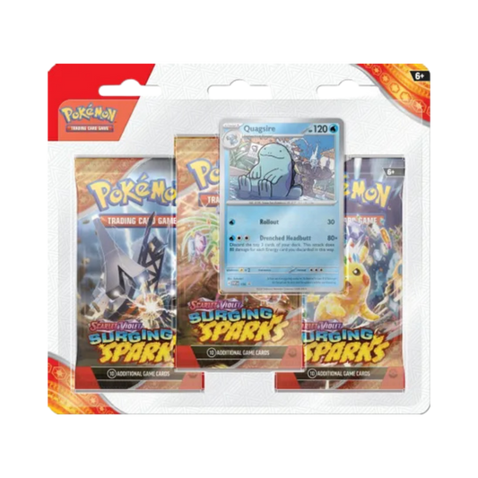 Surging Sparks 3 Pack Blisters [Quagsire]