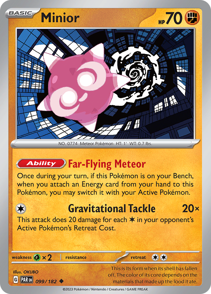 Minior 099/182  SV04 Paradox Rift - Uncommon