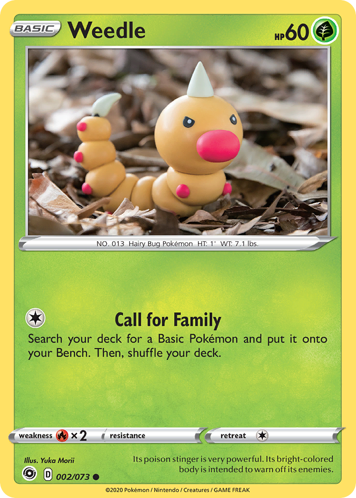 Weedle 002  Champions Path - Common