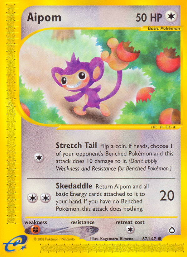 Aipom 067/147  Aquapolis - Common