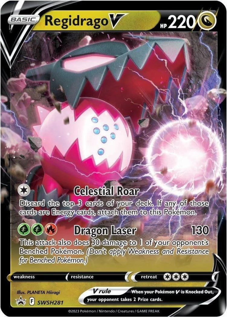 Regidrago V SWSH281  - Holofoil SWSH Sword & Shield Promo Cards - Promo