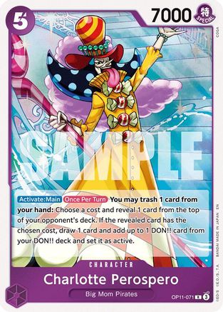 Charlotte Perospero (OP11-071) - A Fist of Divine Speed Foil