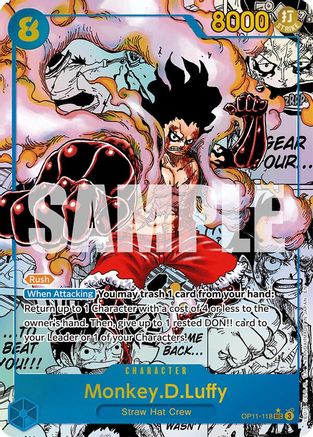 Monkey.D.Luffy (Alternate Art) (Manga) [A Fist of Divine Speed]