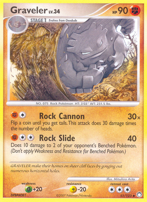 Graveler  Mysterious Treasures - Uncommon