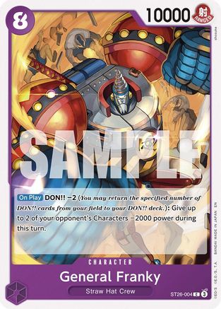 General Franky (ST26-004) - Starter Deck 26: PURPLE/BLACK Monkey.D.Luffy