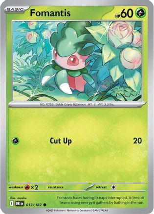 Fomantis 013  SV10 Destined Rivals - Common