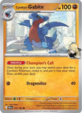 Cynthia's Gabite 103  - Reverse Holofoil SV10 Destined Rivals - Common