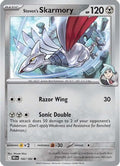 Steven's Skarmory 142  - Reverse Holofoil SV10 Destined Rivals - Common