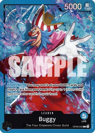 Buggy (OP09-042) (OP09-042) - Starter Deck 25: BLUE Buggy Foil