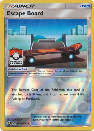 Escape Board 122a/156  - Reverse Holofoil League & Championship Cards - Promo