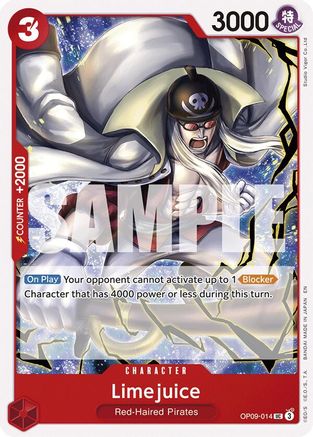 Limejuice (Reprint) (OP09-014) - Starter Deck 23: RED Shanks