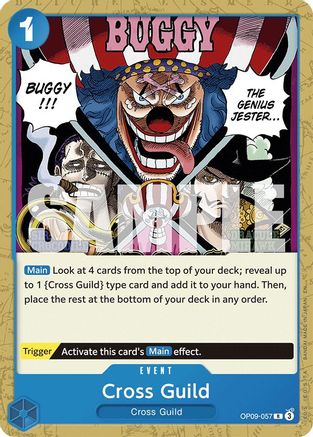 Cross Guild (Reprint) (OP09-057) - Starter Deck 25: BLUE Buggy