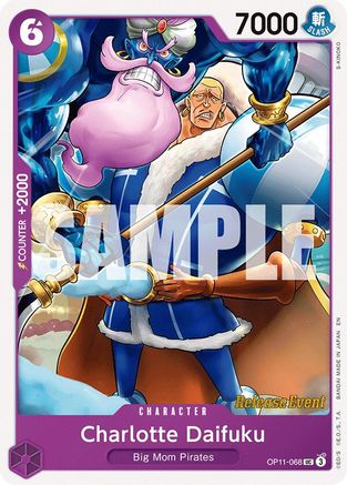 Charlotte Daifuku (OP11-068) - A Fist of Divine Speed Release Event Cards