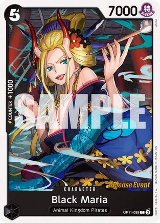 Black Maria (OP11-089) - A Fist of Divine Speed Release Event Cards
