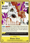 Blaze Slice (Reprint) (OP07-116) - Starter Deck 28: GREEN/YELLOW Yamato
