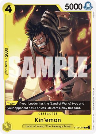 Kin'emon (ST28-003) - Starter Deck 28: GREEN/YELLOW Yamato