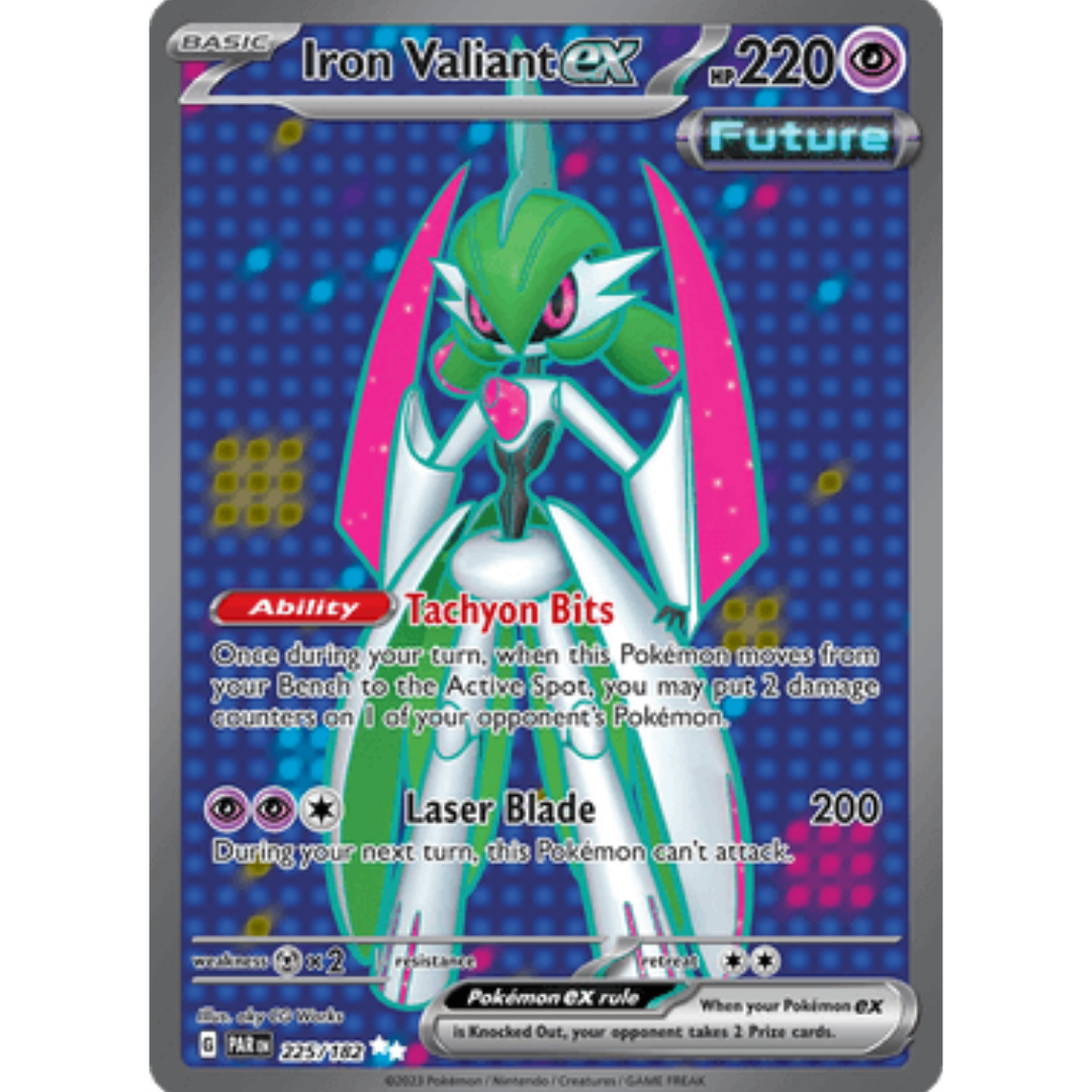 Iron Valiant ex 225/182  - Holofoil SV04 Paradox Rift - Ultra Rare