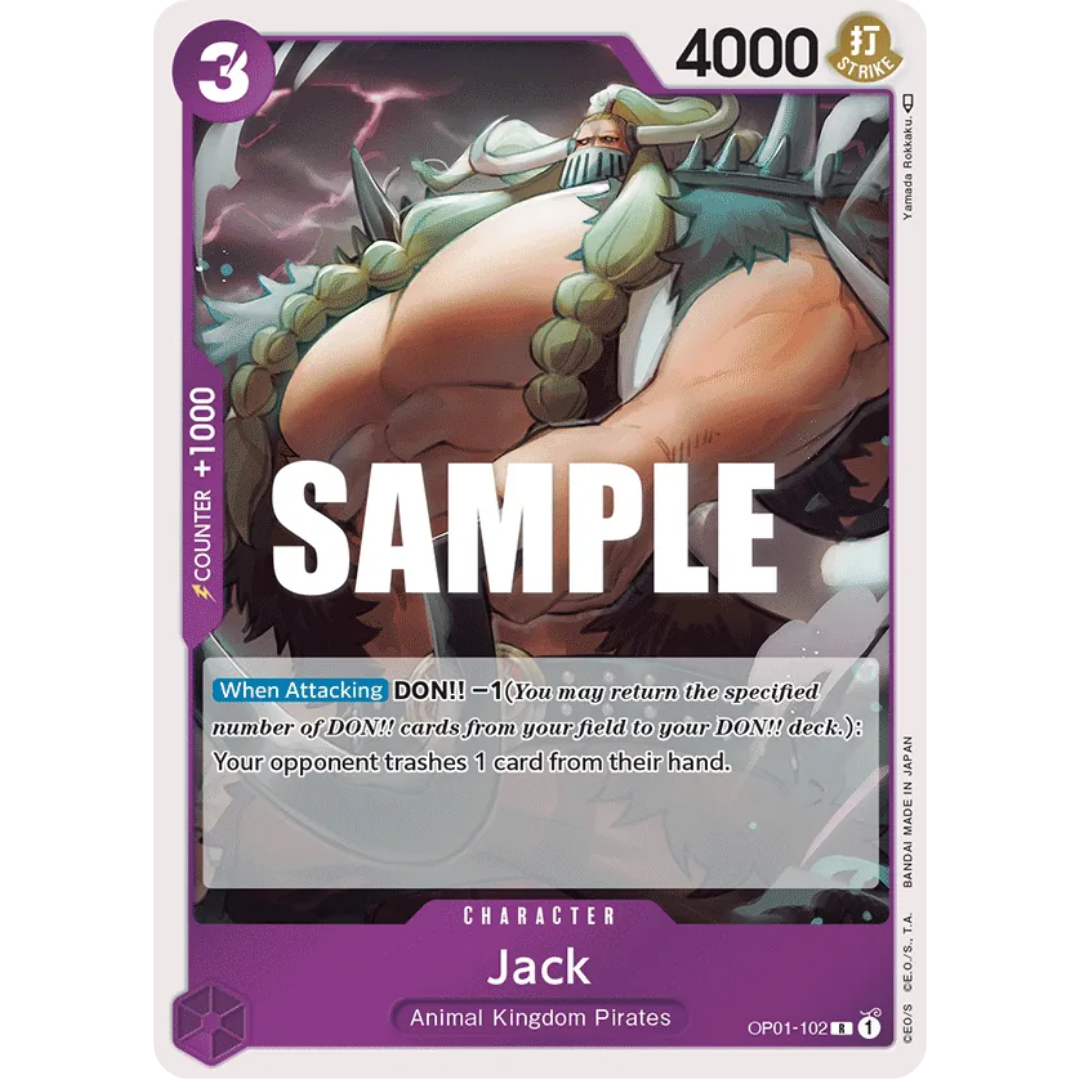 Jack (OP01-102) - Romance Dawn Foil