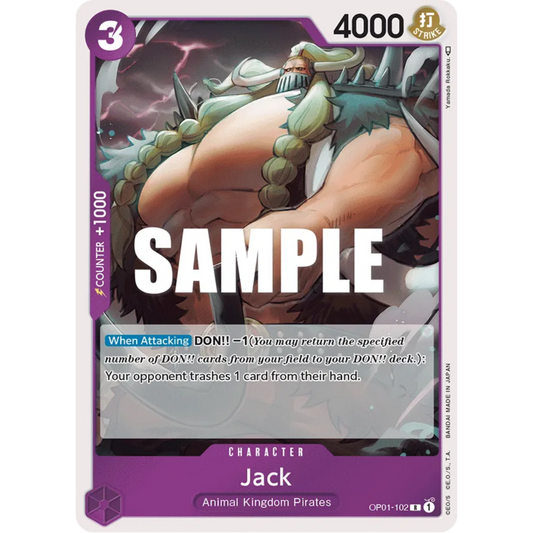 Jack (OP01-102) - Romance Dawn Foil