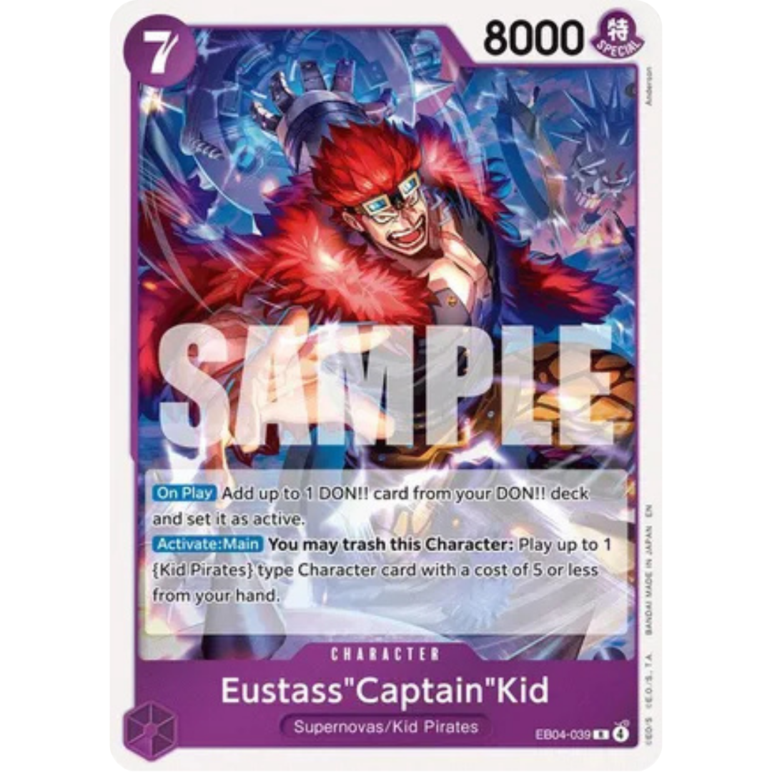 Eustass"Captain"Kid - EB04-039 (EB04-039) - The Azure Sea's Seven Foil