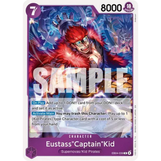 Eustass"Captain"Kid - EB04-039 (EB04-039) - The Azure Sea's Seven Foil