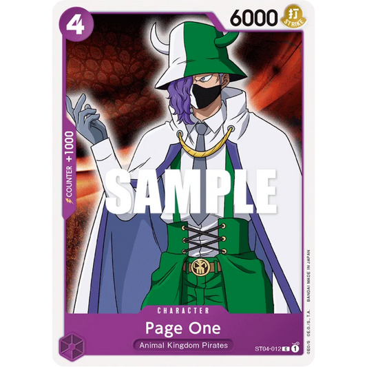 Page One (ST04-012) - Starter Deck 4: Animal Kingdom Pirates
