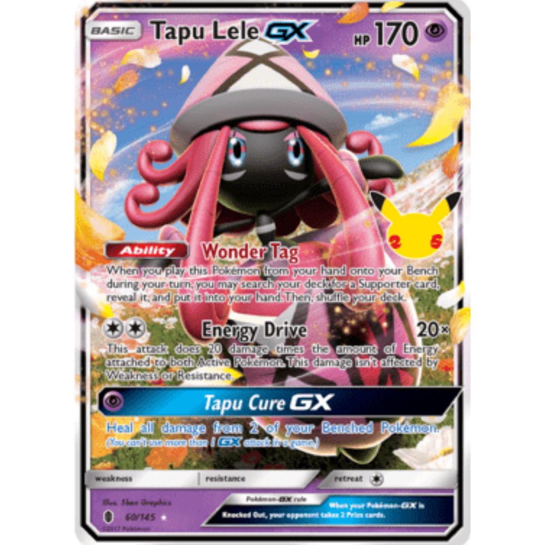 Tapu Lele GX 060/145  - Holofoil Celebrations Classic Collection - Classic Collection