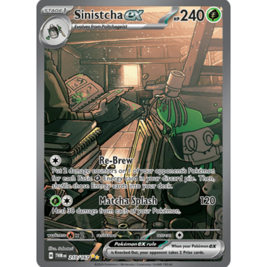 Sinistcha ex (210/167) [Scarlet & Violet: Twilight Masquerade]