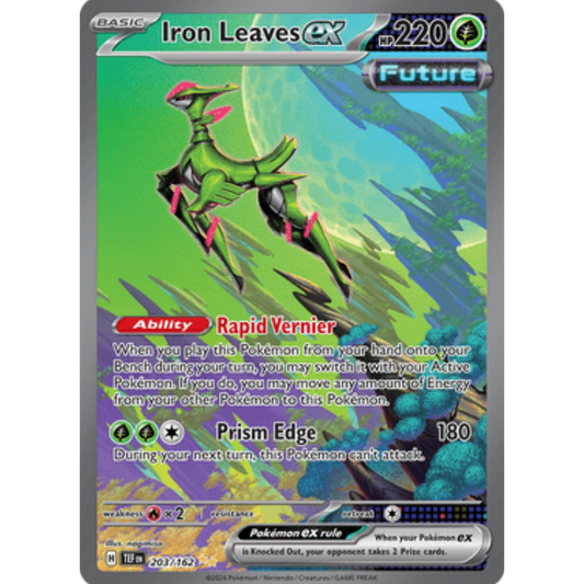 Iron Leaves ex (203/162) [Scarlet & Violet: Temporal Forces]