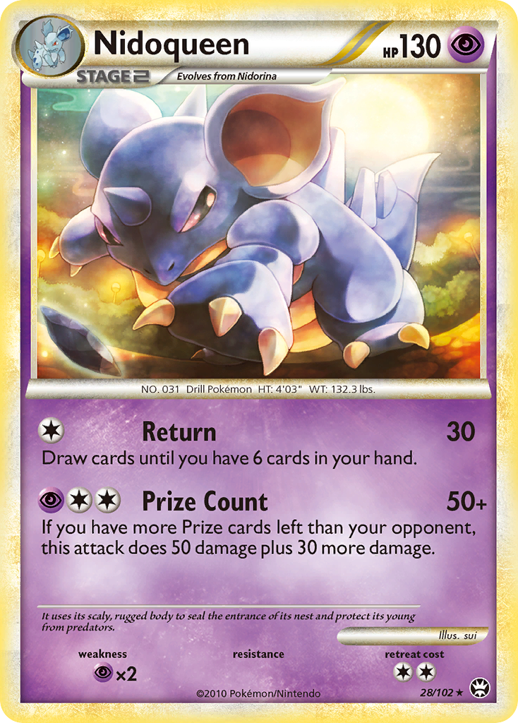 Nidoqueen  Triumphant - Rare
