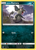 Alolan Rattata 076  SM Base Set - Common