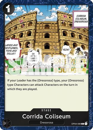 Corrida Coliseum (Judge Pack Vol. 6) (OP04-096) - One Piece Promotion Cards Foil