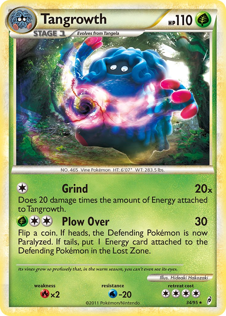 Tangrowth - 34/95 (Call of Legends)/95  - Holofoil Deck Exclusives - Holo Rare