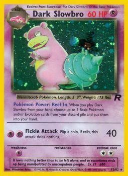 Dark Slowbro (12) 012  Team Rocket - Holo Rare