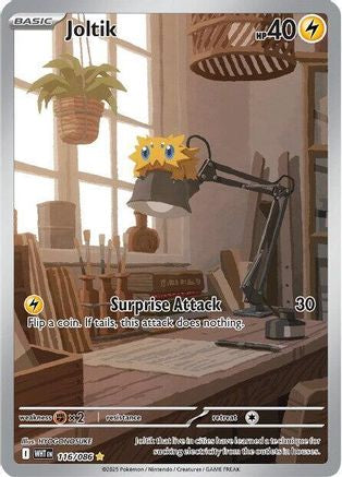 Joltik 116/086  - Holofoil SV White Flare - Illustration Rare