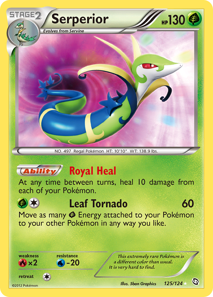 Serperior  - Holofoil Dragons Exalted - Secret Rare