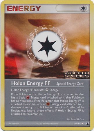 Holon Energy FF 104  - Reverse Holofoil Delta Species - Rare