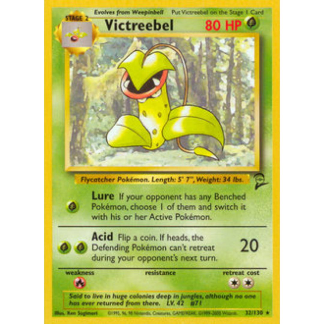 Victreebel 032  Base Set 2 - Rare