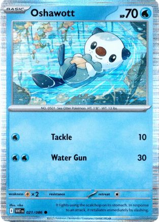 Oshawott 021/086  - Holofoil Miscellaneous Cards & Products - Common