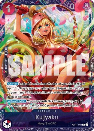 Kujyaku (Treasure Cup August 2025) (OP11-004) - One Piece Promotion Cards Foil