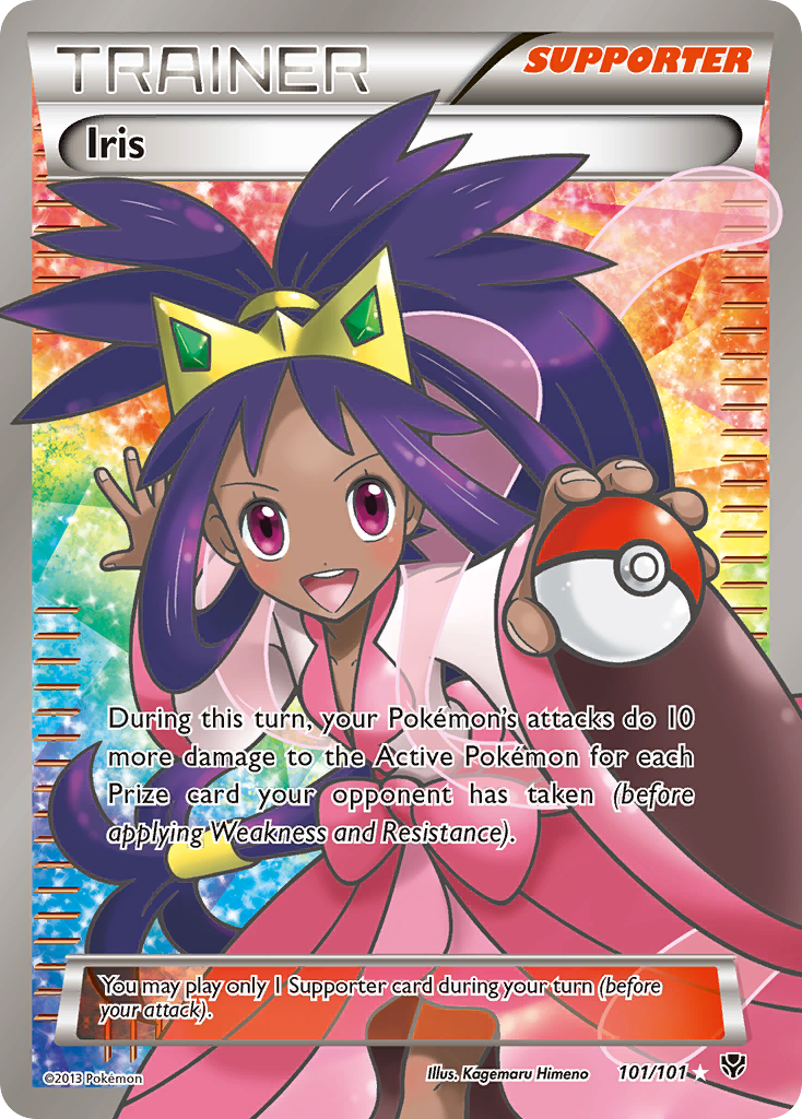 Iris (101 Full Art)  - Holofoil Plasma Blast - Ultra Rare