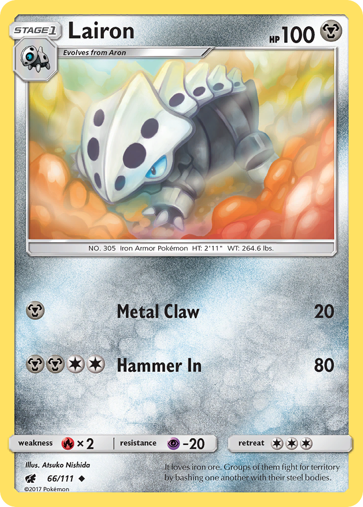 Lairon 066  SM  Crimson Invasion - Uncommon